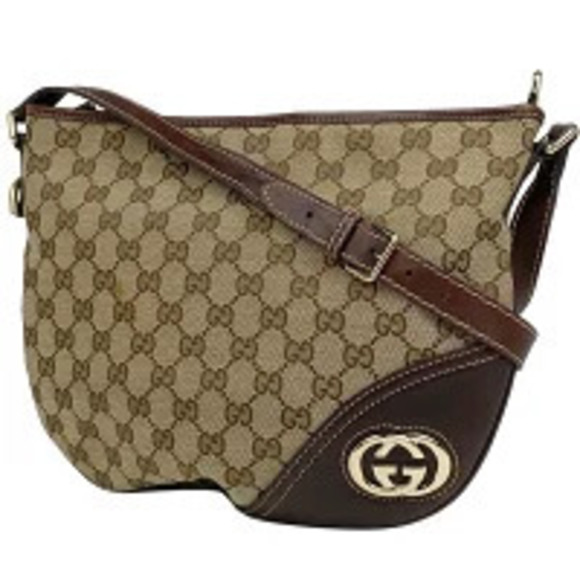 Gucci Handbags - Gucci GG shoulder bag cross Body Belt Bum Crossbody canvas brown